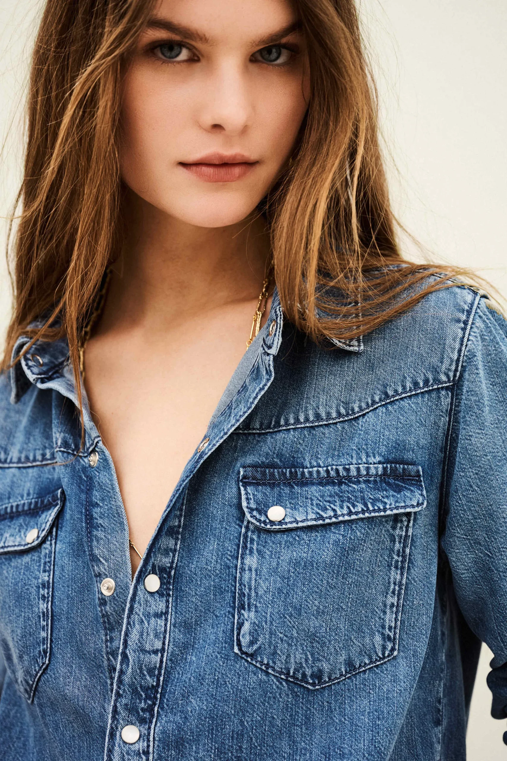 ADALI chemise denim longue