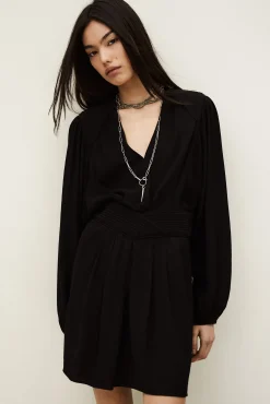 ALANA robe courte cache-coeur