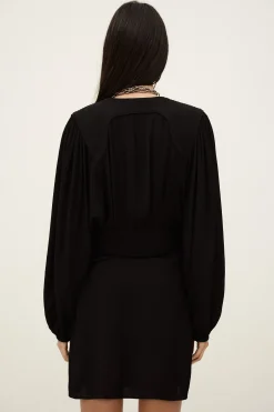 ALANA robe courte cache-coeur