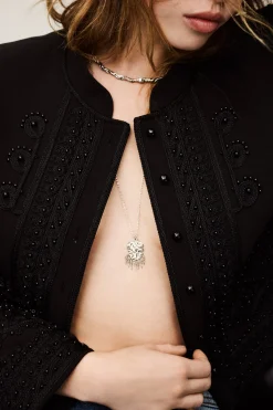 ANOUCHKA collier pendentif zircon