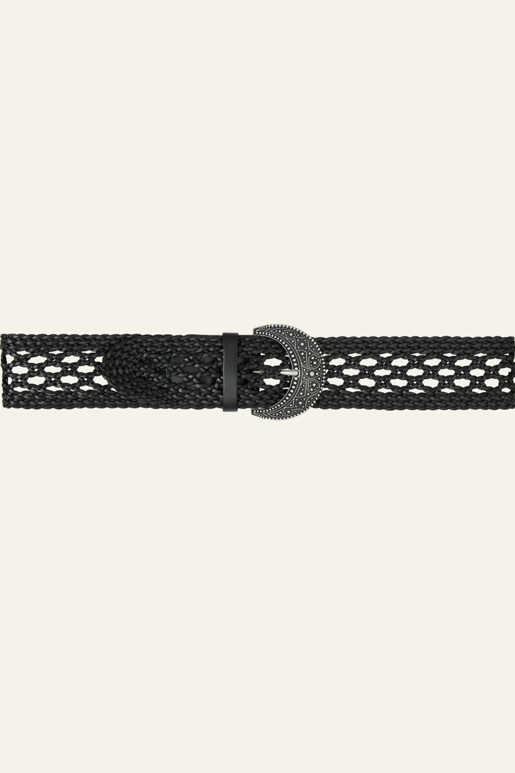 BALMY ceinture cuir tressée