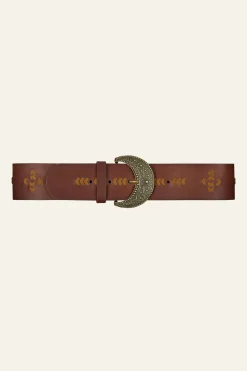 BANHA ceinture cuir tressé