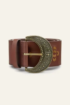 BANHA ceinture cuir tressé