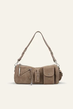 BENI sac baguette daim