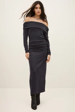 BETTINA robe midi épaules