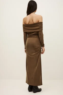 BETTINA robe midi épaules