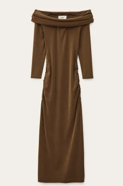 BETTINA robe midi épaules