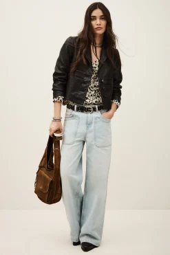BORFEO veste cuir courte