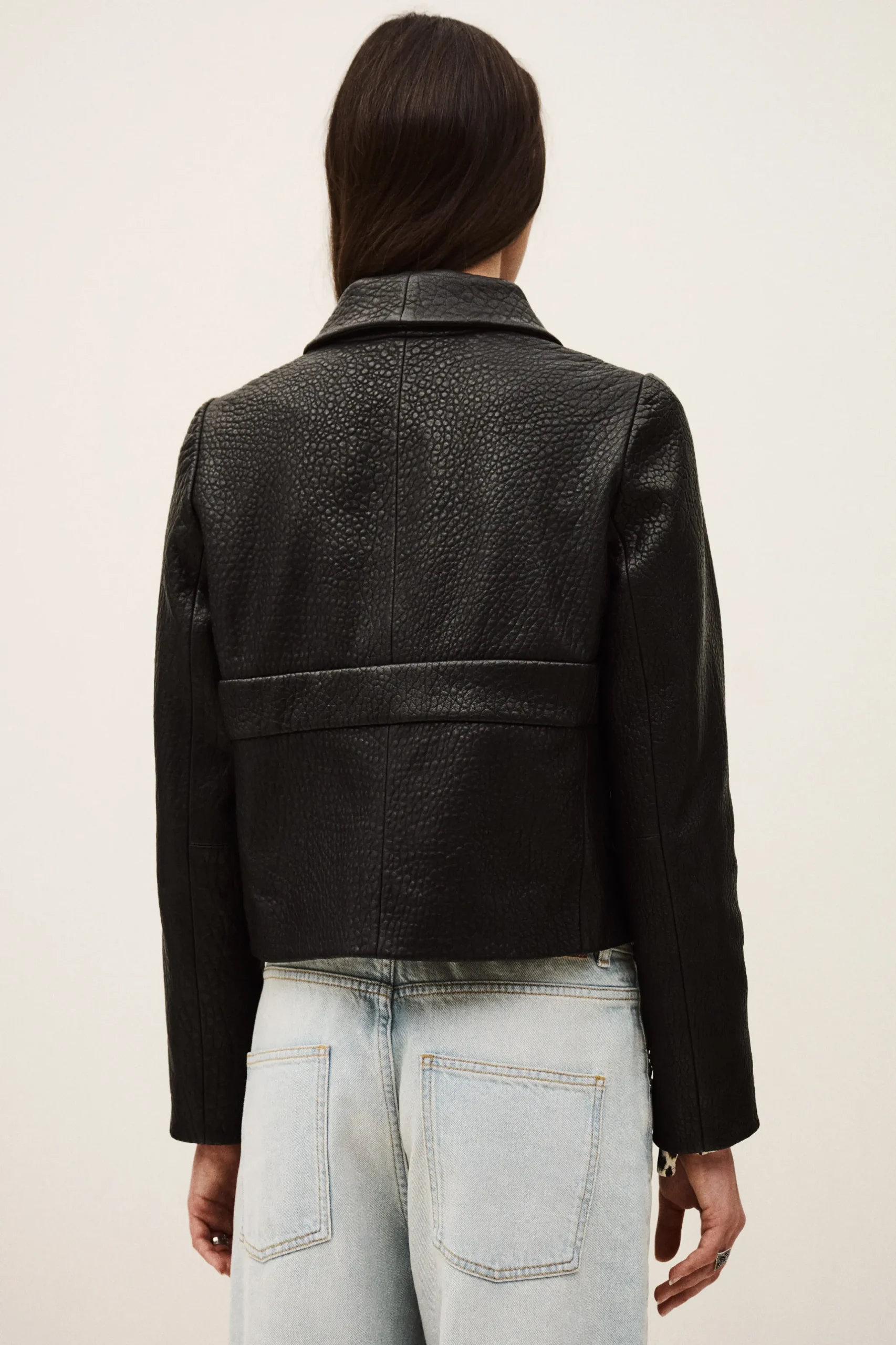 BORFEO veste cuir courte