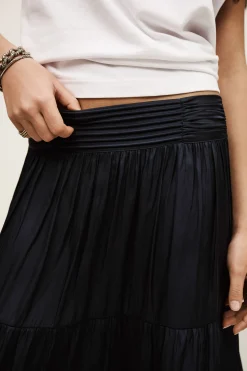 CAMYLA jupe longue étagée