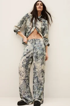 CARRINA pantalon loose imprimé
