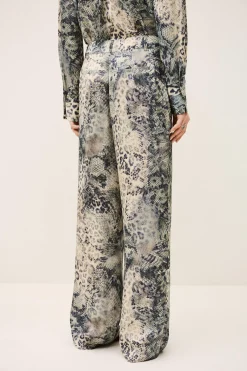 CARRINA pantalon loose imprimé