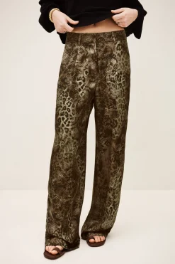 CARRINA pantalon loose imprimé