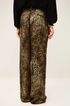 CARRINA pantalon loose imprimé