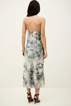 CATELINA robe midi bretelles