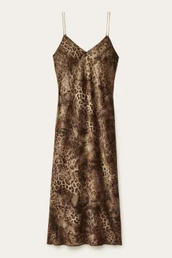 CATELINA robe midi bretelles