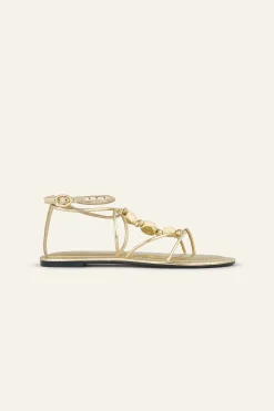 CAYA sandales plates cuir