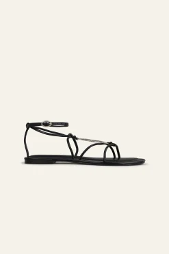 CAYA sandales plates en cuir