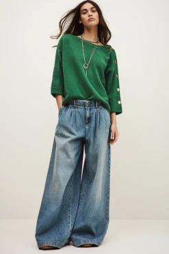 CLASSY pull cachemire bateau