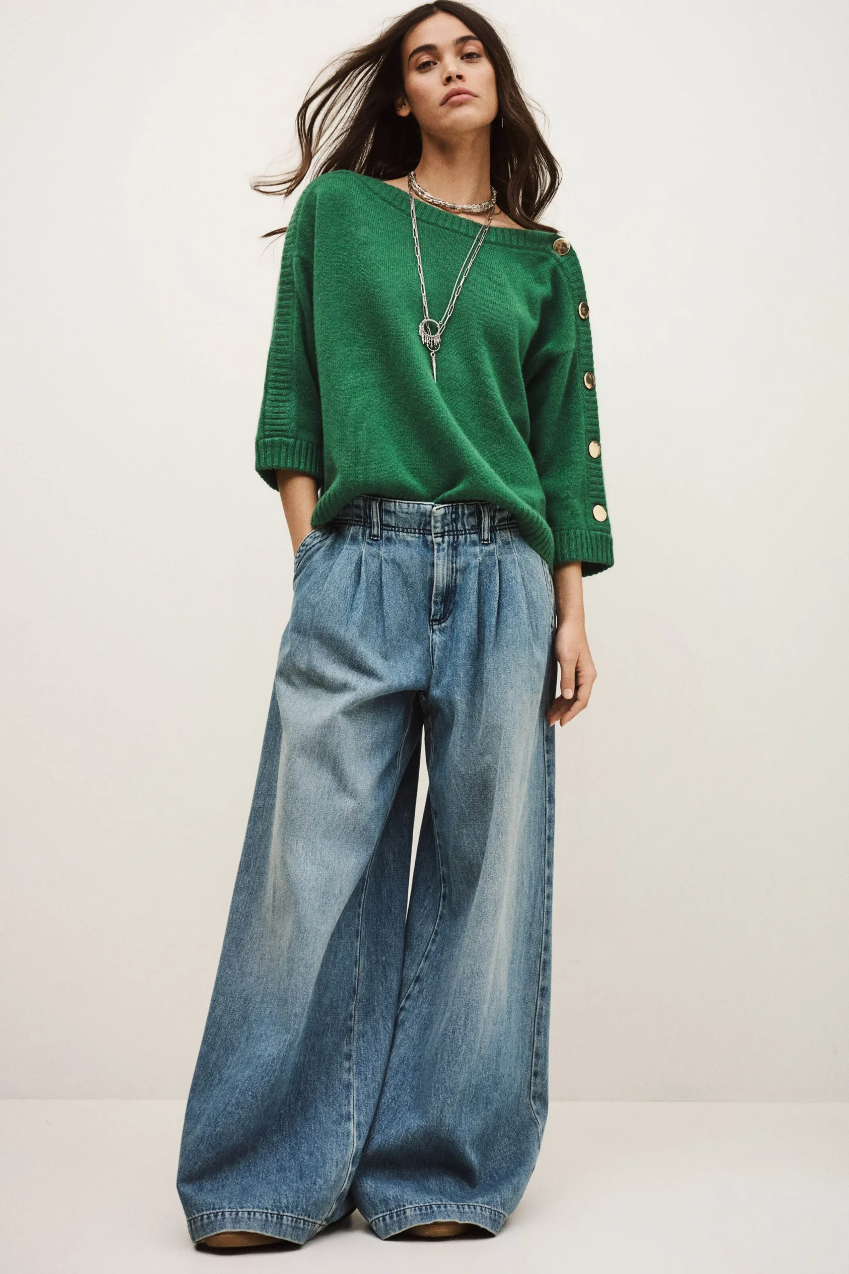 CLASSY pull cachemire bateau