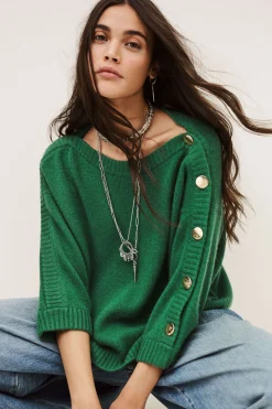 CLASSY pull cachemire bateau