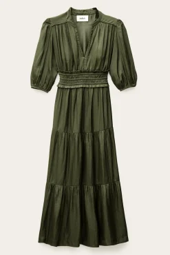 CLELI robe courte froncée