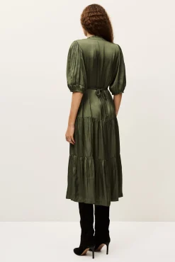 CLELI robe courte froncée