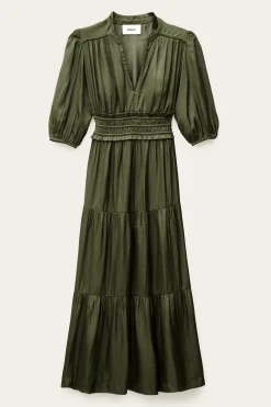 CLELI robe courte froncée