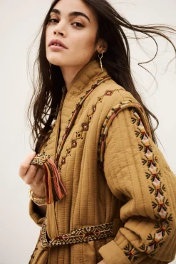 COCOON veste matelassée brodée