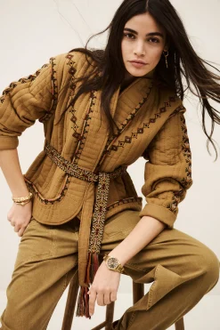 COCOON veste matelassée brodée