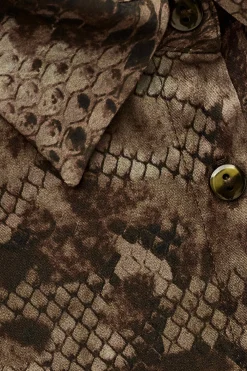 CORNELIA chemise épaulée imprimée