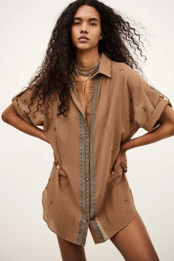 DAELA chemise brodée