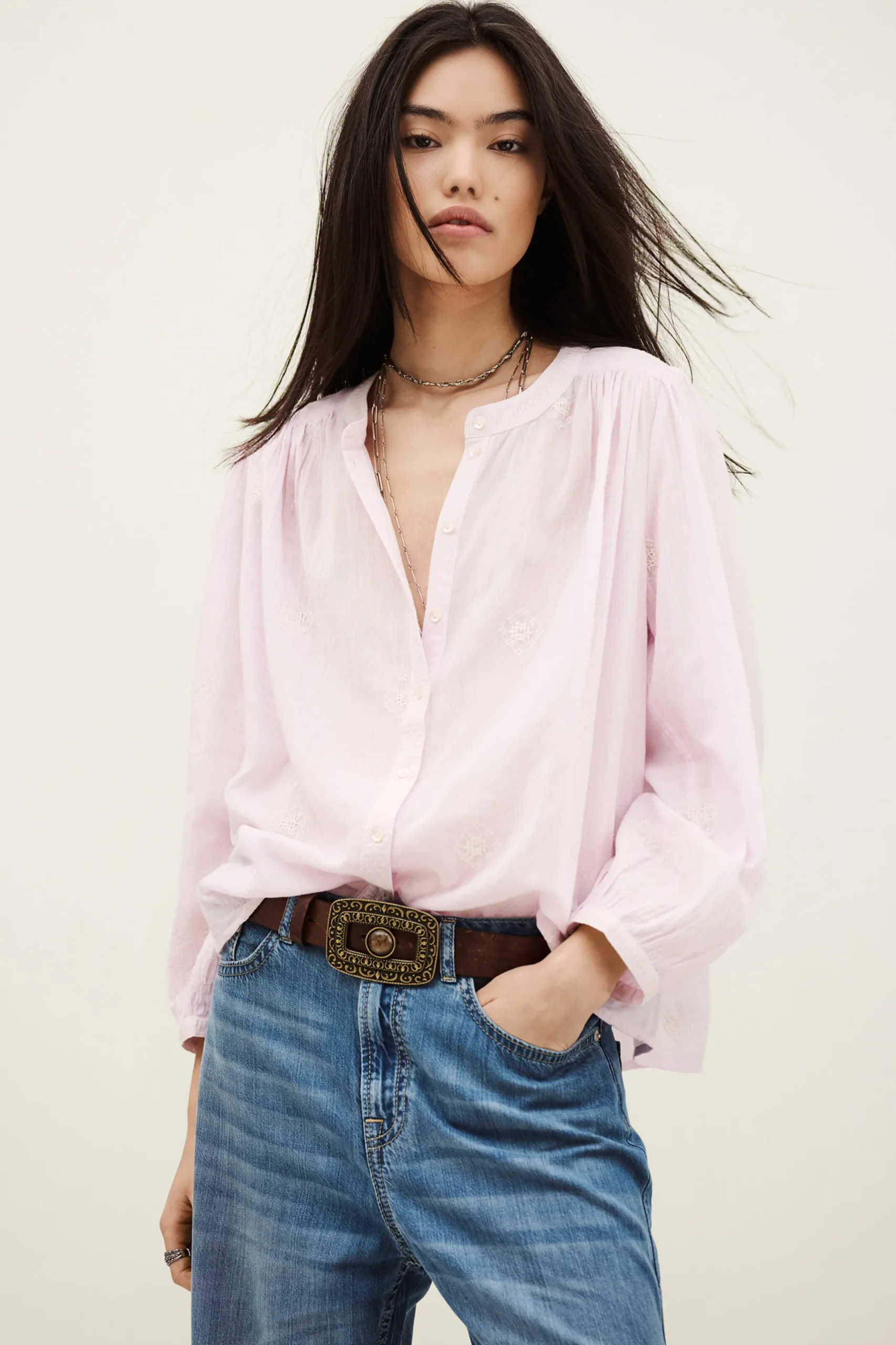 DUHA blouse oversize coton