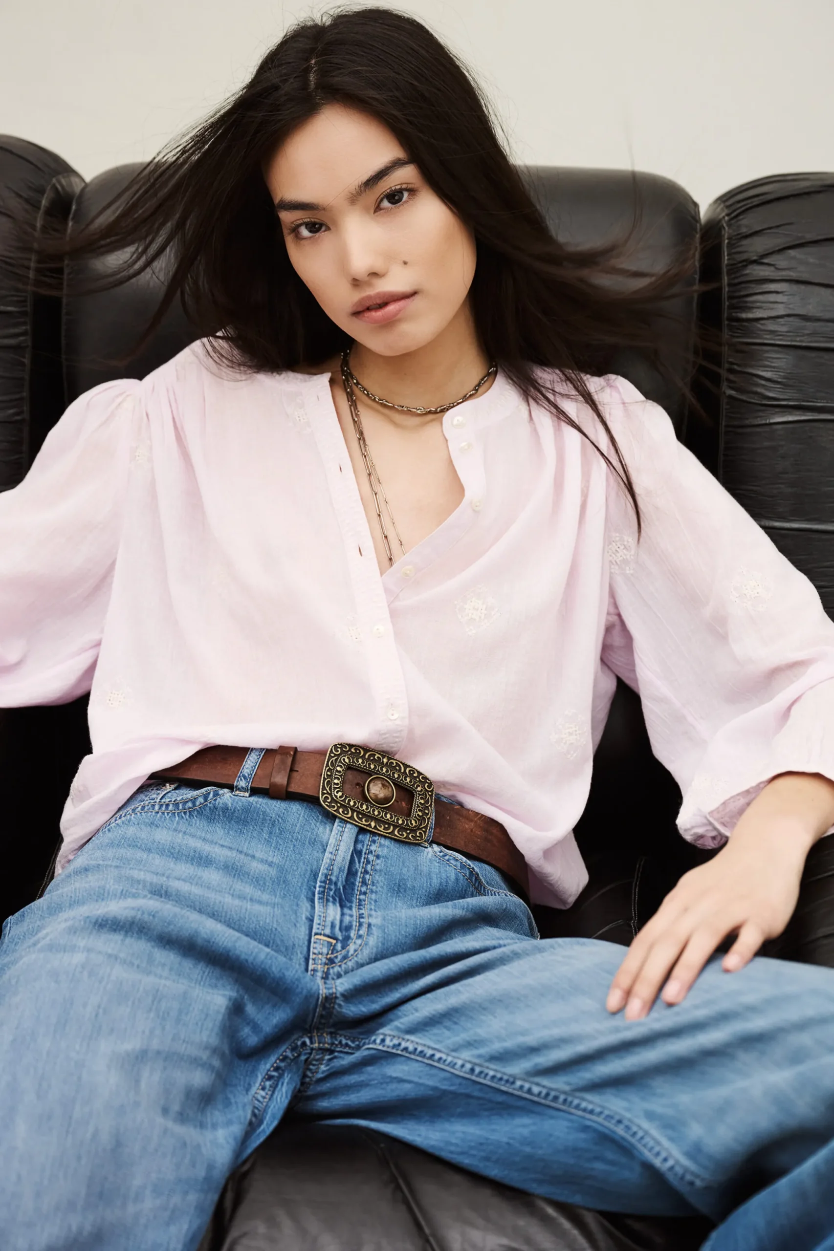 DUHA blouse oversize coton
