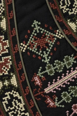 FOSCA gilet brodé court