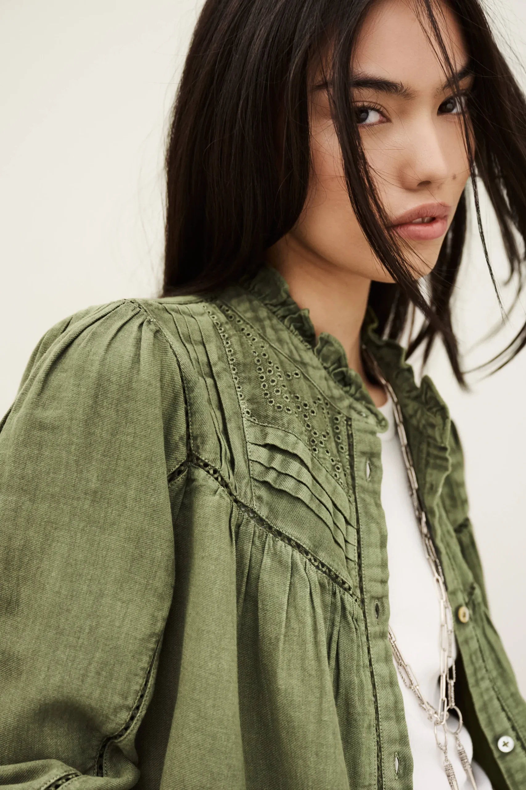 GILDA blouse brodée