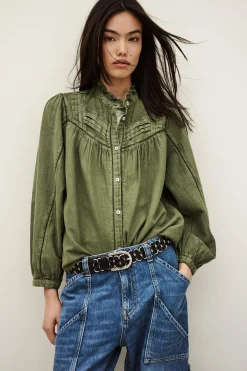 GILDA blouse brodée