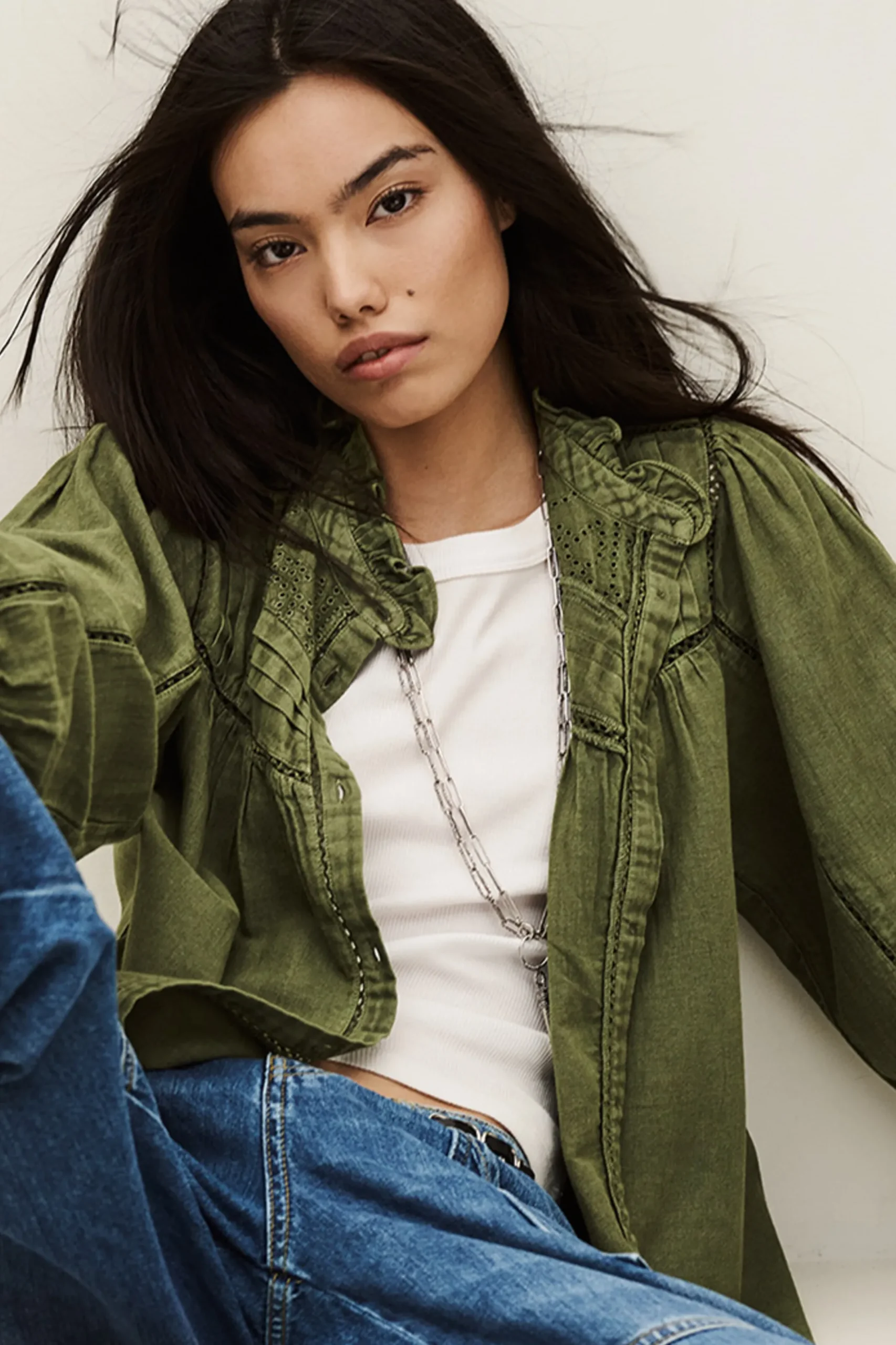 GILDA blouse brodée