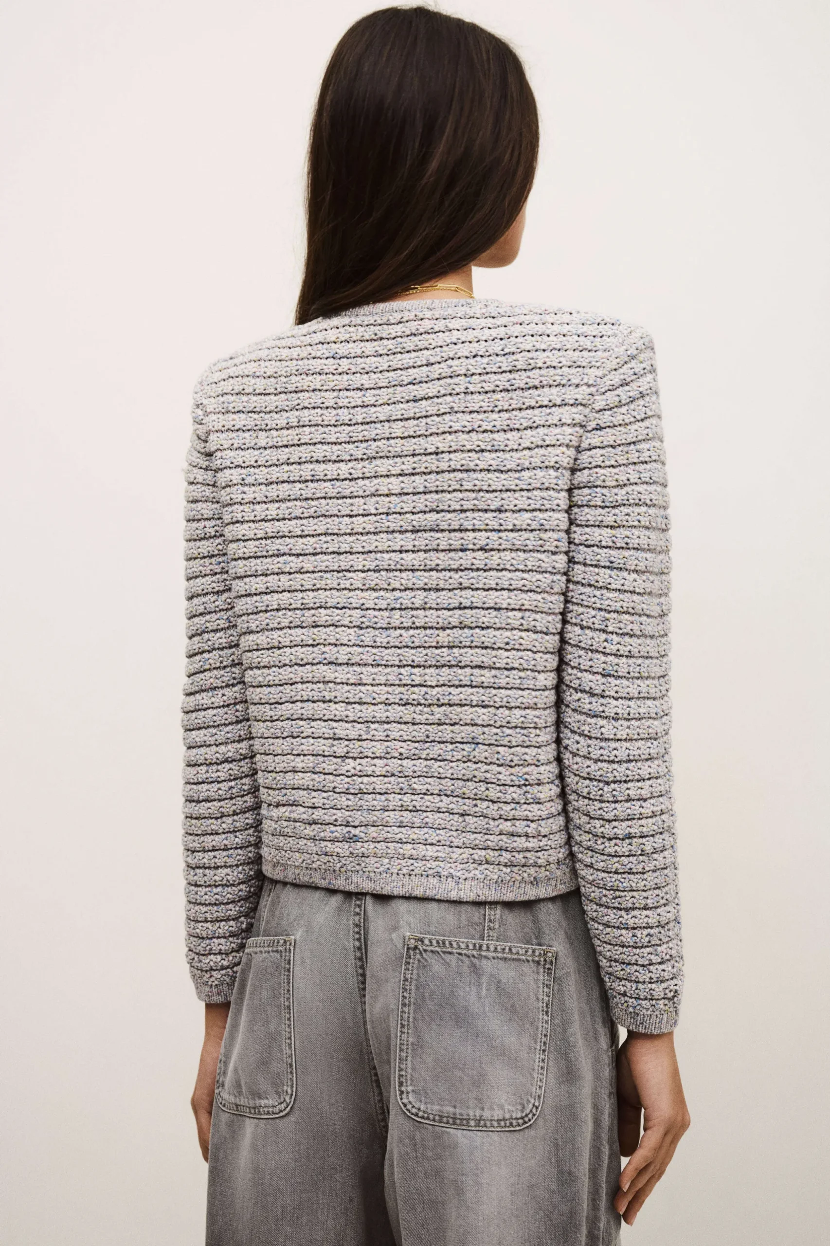 GUSPA gilet court boutonné