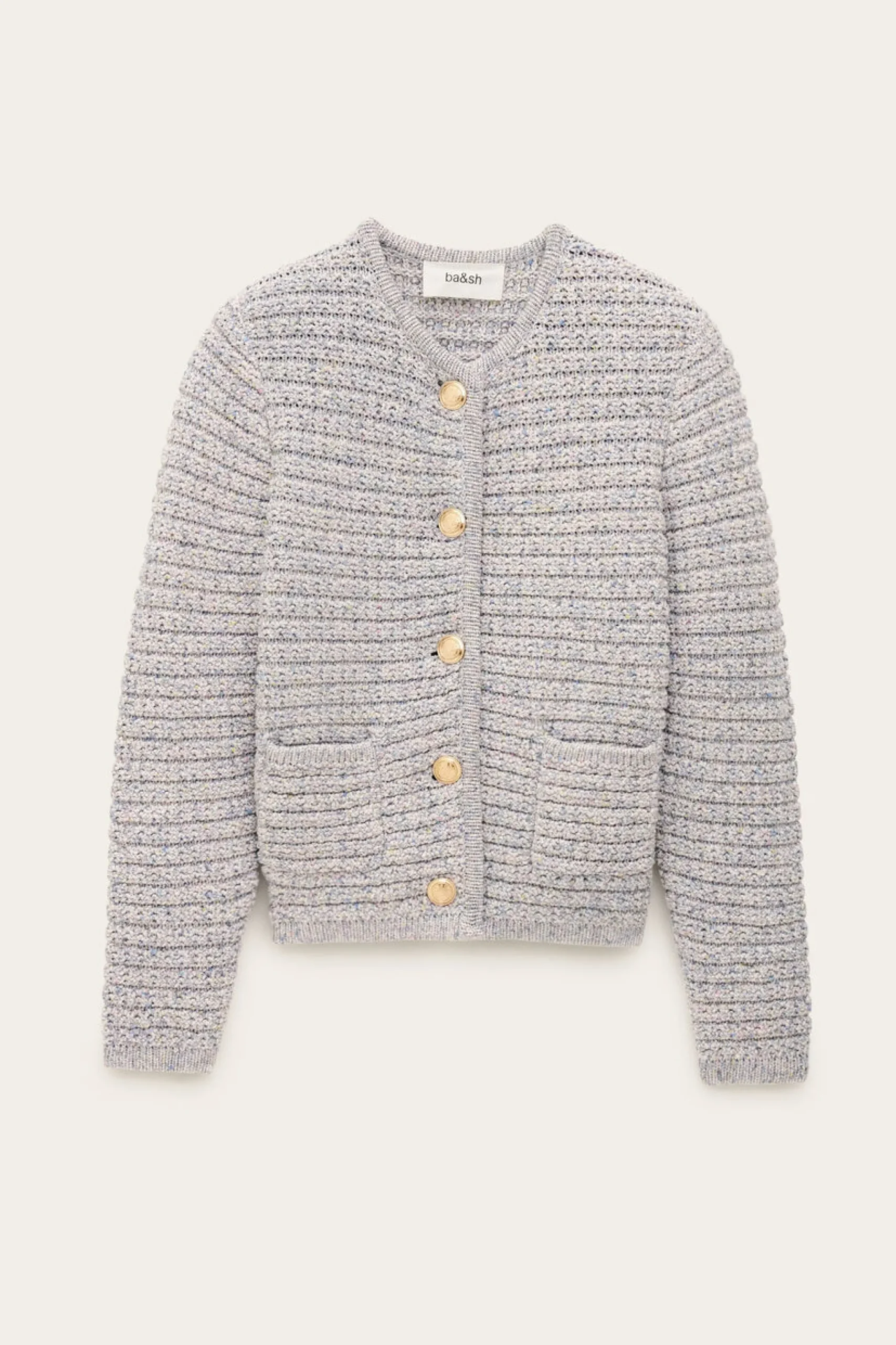 GUSPA gilet court boutonné