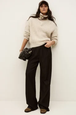 HANDREW pantalon ceinture élastiquée
