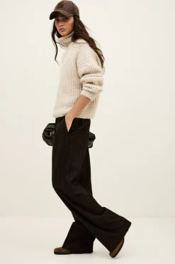HANDREW pantalon ceinture élastiquée