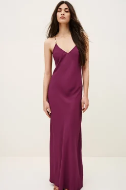 HANY robe dos nu viscose fluide