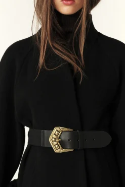 HINI flared cape sleeves