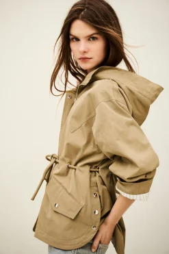 ILIO parka longue ceinturée
