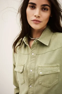 JADA chemise longue western
