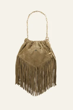 JUNE mini sac daim