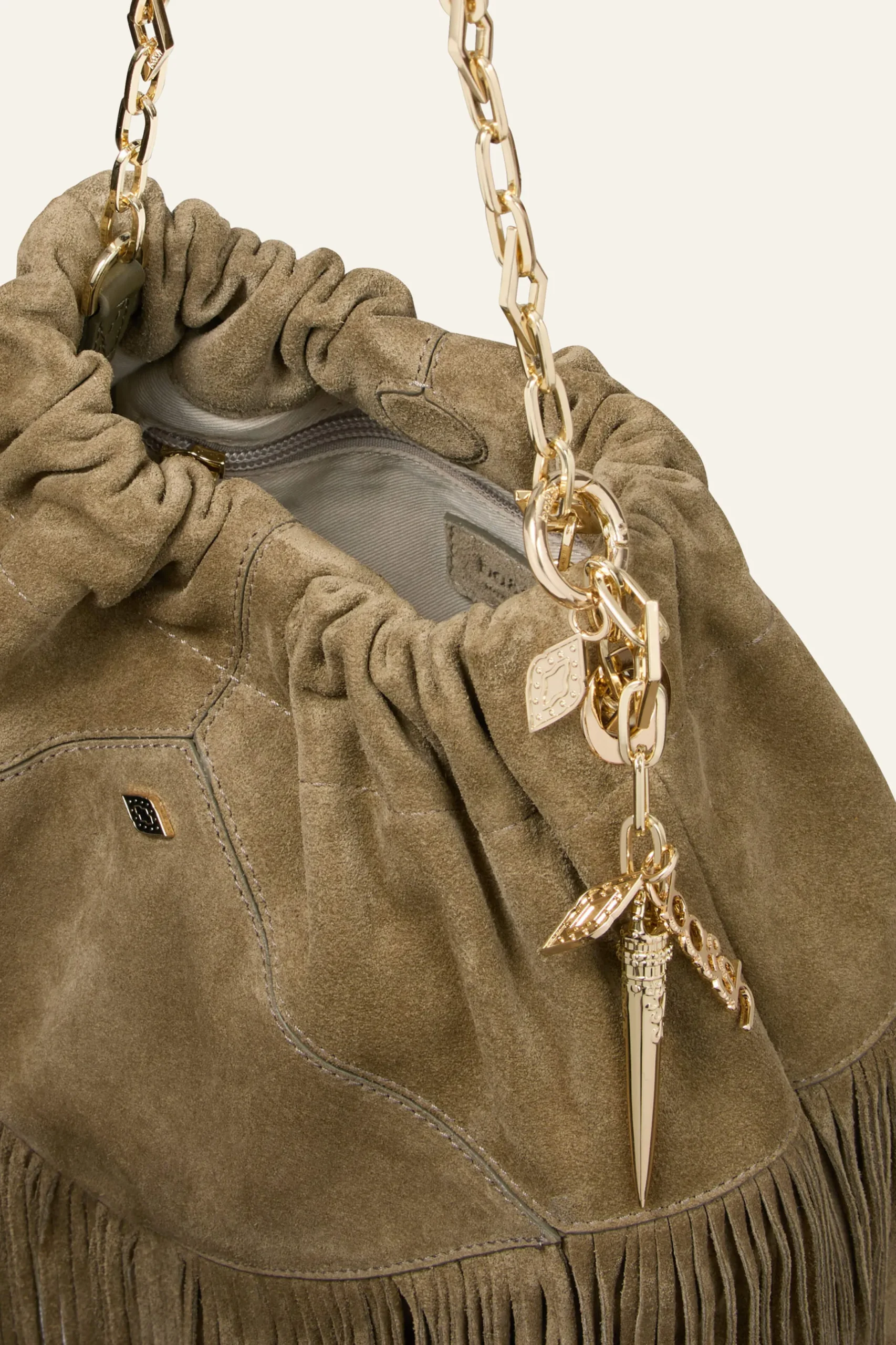 JUNE mini sac daim