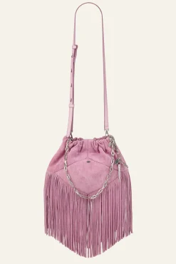 JUNE mini sac daim