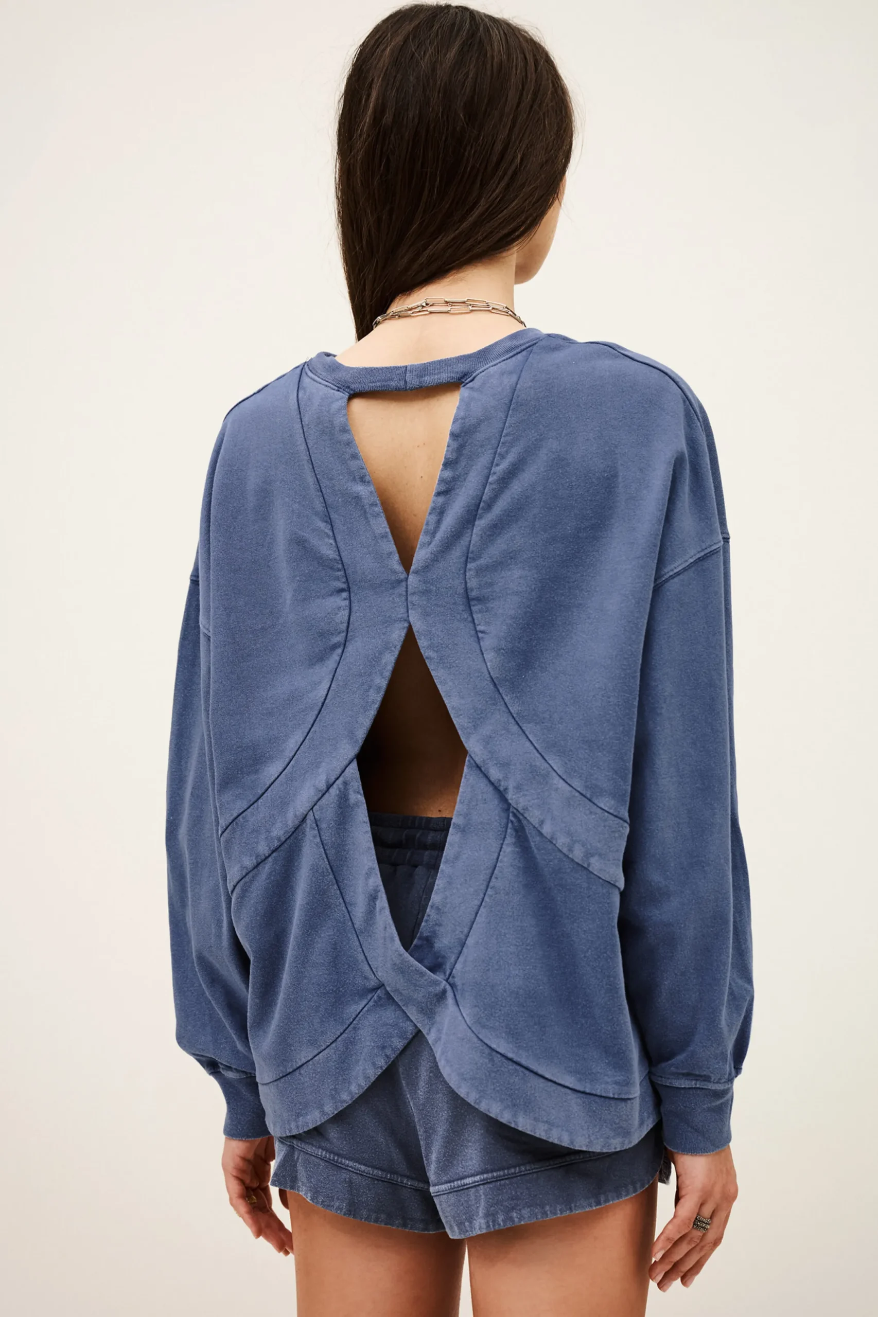 KEYRA sweatshirt oversize coton
